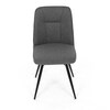Jídelní židle, šedá, látka, DCL-V2052 GREY2