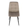 Jídelní židle, béžová, sametová látka, DCL-X7015 CAP2