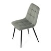 Jídelní židle, zelená, sametová látka, DCL-X7015 GRN2