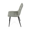 Jídelní židle, zelená, sametová látka, DCL-X7015 GRN2