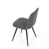 Jídelní židle, šedá, látka, DCL-V2052 GREY2
