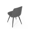 Jídelní židle, šedá, látka, DCL-V2052 GREY2
