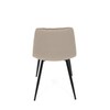 Jídelní židle, béžová, sametová látka, DCL-X7015 CAP2