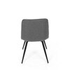 Jídelní židle, šedá, látka, DCL-V2052 GREY2