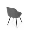 Jídelní židle, šedá, látka, DCL-V2052 GREY2