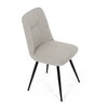 Jídelní židle, béžová, látka, DCL-V2052 CRM2