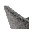 Jídelní židle, šedá, látka bouclé, DCL-W1174 GREY2