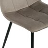 Jídelní židle, béžová, sametová látka, DCL-X7015 CAP2