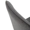Jídelní židle, šedá, látka, DCL-V2052 GREY2