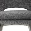 Jídelní židle, šedá, látka bouclé, DCL-W1174 GREY2