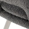 Jídelní židle, šedá, látka bouclé, DCL-W1174 GREY2