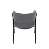 Jídelní židle, šedá, sametová látka, DCL-X7130 GREY2