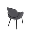 Jídelní židle, šedá, sametová látka, DCL-X7129 GREY2