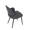 Jídelní židle, šedá, sametová látka, DCL-X7129 GREY2