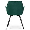 Jídelní židle, zelená, sametová látka, DCH-421 GRN4