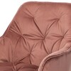 Jídelní židle, růžová, sametová látka, DCH-421 PINK4