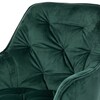 Jídelní židle, zelená, sametová látka, DCH-421 GRN4