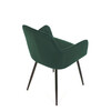Jídelní židle, zelená, sametová látka, DCH-215 GRN4