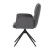 Jídelní židle, šedá, látka, DCH-D1328 GREY2