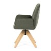 Jídelní židle, zelená, látka, DCH-C2148 GRN2