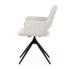 Jídelní židle, krémová, látka, DCH-D1320 CRM2