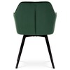 Jídelní židle, zelená, sametová látka, DCH-425 GRN4