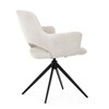 Jídelní židle, krémová, látka, DCH-D1320 CRM2