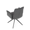 Jídelní židle, šedá, látka, DCH-D1328 GREY2