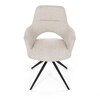 Jídelní židle, krémová, látka, DCH-D1320 CRM2