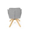 Jídelní židle, šedá, látka, DCH-C2148 SIL2