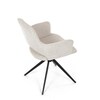 Jídelní židle, krémová, látka, DCH-D1320 CRM2