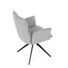 Jídelní židle, šedá, látka, DCH-D1328 SIL2