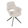 Jídelní židle, krémová, látka, DCH-D1320 CRM2