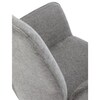 Jídelní židle, šedá, látka, DCH-C2148 SIL2