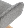 Jídelní židle, šedá, látka, DCH-C2148 SIL2