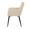 Jídelní židle, béžová, látka, DCH-P3146 CRM2