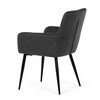 Jídelní židle, šedá, látka, DCH-P3146 GREY2