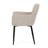 Jídelní židle, béžová, látka, DCH-J2159 CRM2