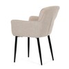 Jídelní židle, béžová, látka, DCH-J2159 CRM2