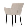 Jídelní židle, béžová, látka, DCH-J2159 CRM2