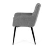 Jídelní židle, šedá, látka, DCH-P3146 SIL2