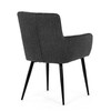 Jídelní židle, šedá, látka, DCH-P3146 GREY2