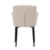 Jídelní židle, béžová, látka, DCH-J2159 CRM2