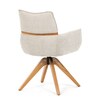 Jídelní židle, béžová, látka, DCH-D1348 CRM2