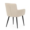 Jídelní židle, béžová, látka, DCH-P3146 CRM2