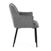 Jídelní židle, šedá, látka, DCH-J2139 GREY2