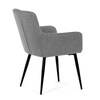 Jídelní židle, šedá, látka, DCH-P3146 SIL2