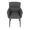 Jídelní židle, šedá, látka, DCH-J2159 GREY2