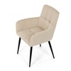 Jídelní židle, béžová, látka, DCH-P3146 CRM2
