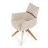 Jídelní židle, béžová, látka, DCH-D1348 CRM2